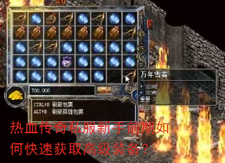 ��Ѫ����˽������ǰ����ο��ٻ�ȡ�߼�װ����