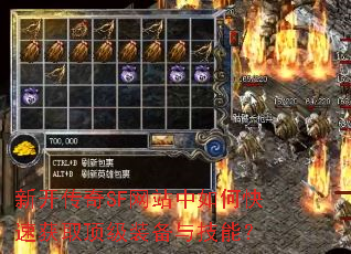 �¿�����SF��վ����ο��ٻ�ȡ����װ���뼼�ܣ�