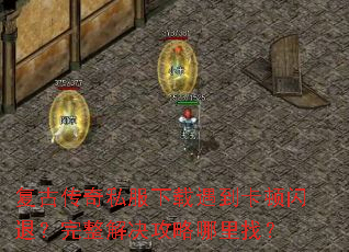 复古传奇私服下载遇到卡顿闪退?完整解决攻略哪里找? 复古传奇私服下载遇到卡顿闪退?完整解决攻略哪里找?