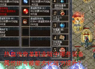 ��Ѫ���浥ְҵ������Щװ��������������ս��������