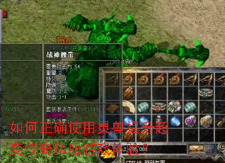 如何正确使用灵兽提升超变传奇私服游戏体验? 如何正确使用灵兽提升超变传奇私服游戏体验?