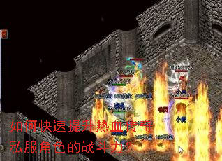 如何快速提升热血传奇私服角色的战斗力? 如何快速提升热血传奇私服角色的战斗力?