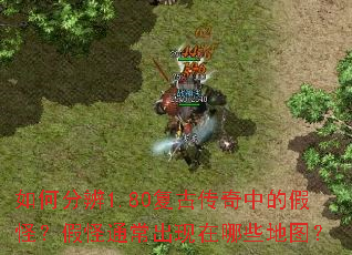 如何分辨1.80复古传奇中的假怪?假怪通常出现在哪些地图? 如何分辨1.80复古传奇中的假怪?假怪通常出现在哪些地图?