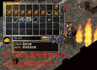 新手玩合击传奇首选什么职业更容易上手? 新手玩合击传奇首选什么职业更容易上手?